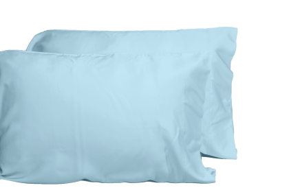 Luxurious Viscose from 100% Bamboo 2-Piece Pillowcase Set , Oeko-TEX Certified, King - Sky