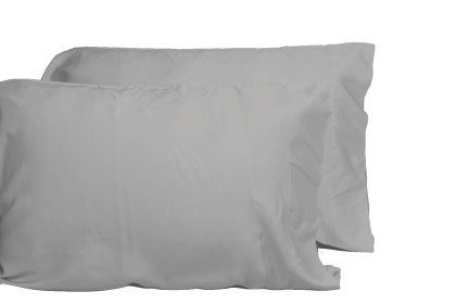 Luxurious Viscose from 100% Bamboo 2-Piece Pillowcase Set , Oeko-TEX Certified, King - Silver Grey