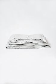 Omne Sleep 4-Piece Pewter Microplush and Bamboo California King Hypoallergenic Sheet Set