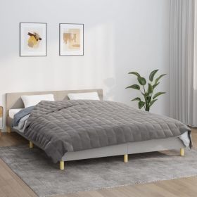 Weighted Blanket Gray 86.6"x90.6" 24.3 lb Fabric