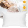 Bed Sleeping Pillows Down Alternative Hypoallergenic Soft Pillow Inserts For Side Back Sleeper Standard/Queen/King Size Optional