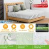 Bamboo Mattress Protector Hypoallergenic Waterproof Mattress Pad Cover w/ 14" Deep Fitted Pocket Queen/King Size